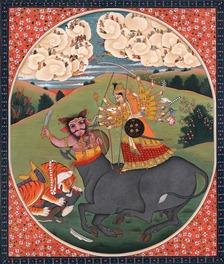 Durga Slays Mahishasura 2