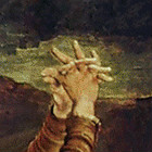 Crucifixion-Magdalene-Hands